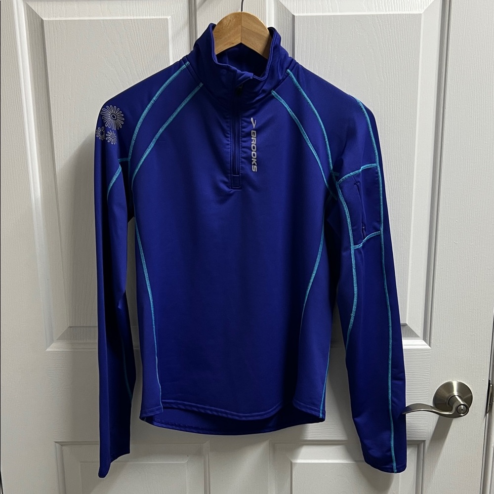 Brooks Women’s Blue Performance Pullover Activewe… - image 1